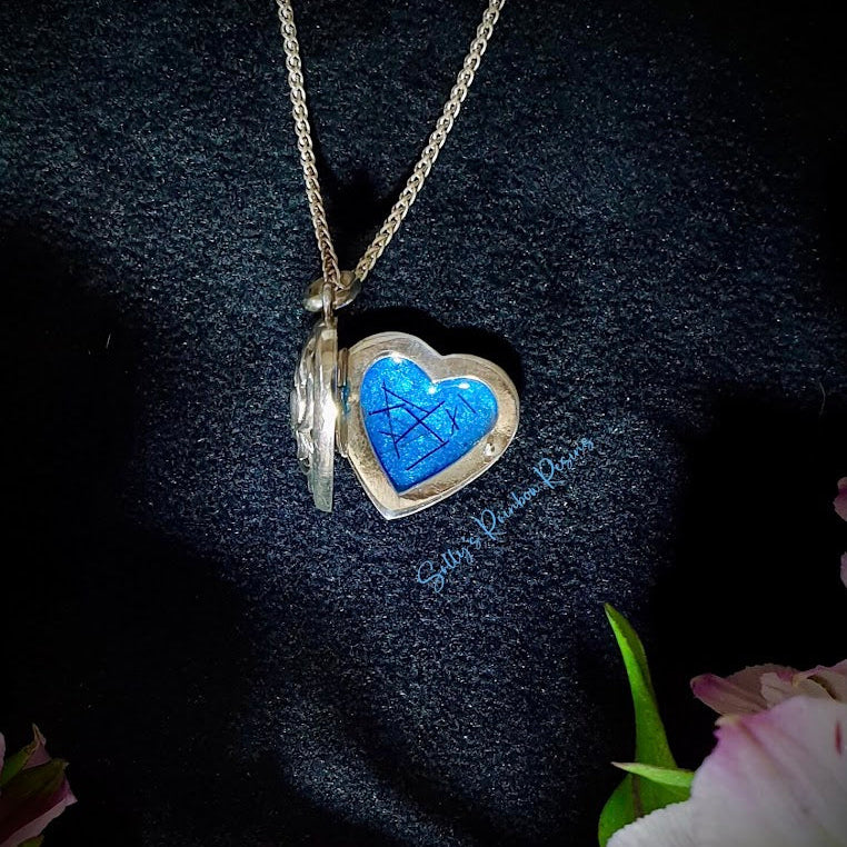 Rose Locket .925 Silver Pendant
