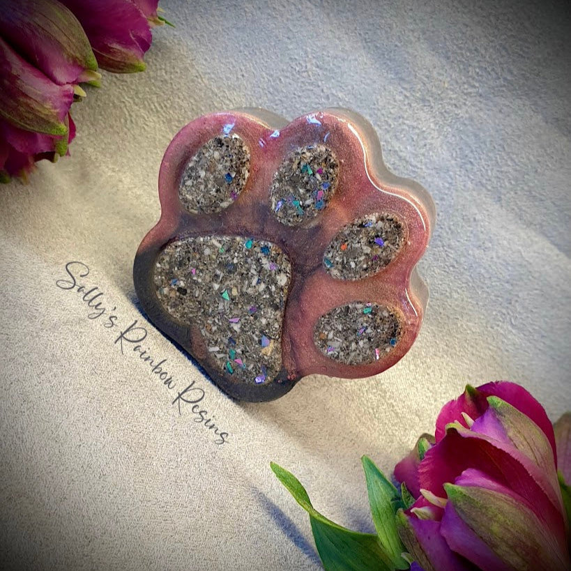Paw paperweight