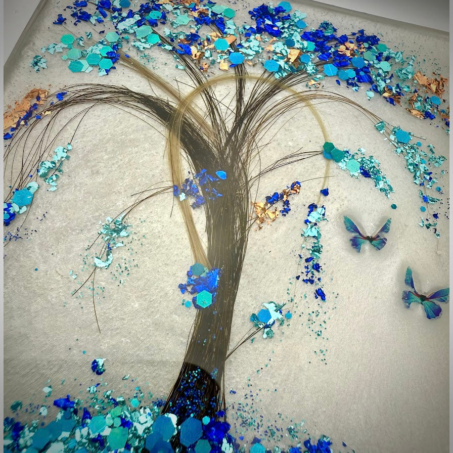 Framed Hair/ Horse hair Tree of Life