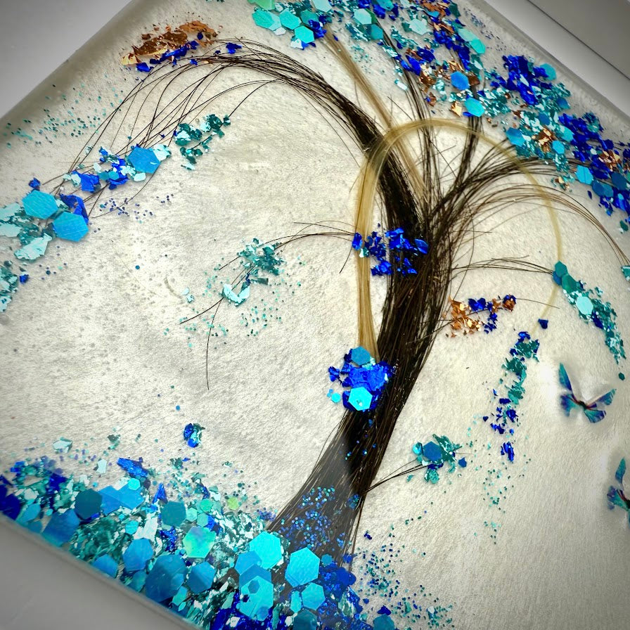 Framed Hair/ Horse hair Tree of Life