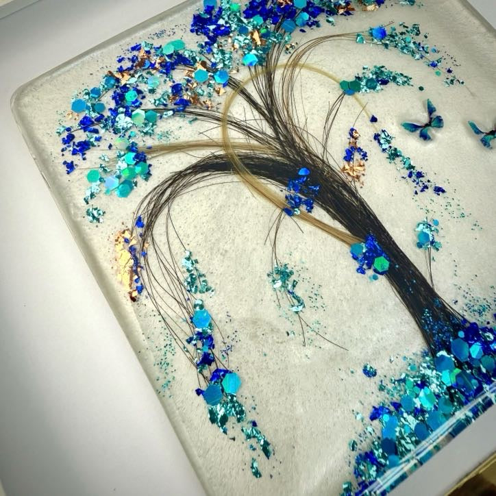 Framed Hair/ Horse hair Tree of Life