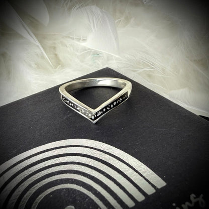 Wishbone .925 Silver Ring