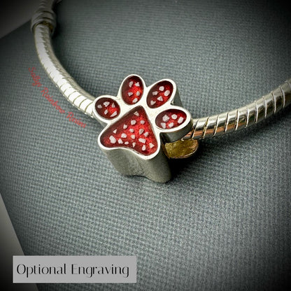 My Fur Baby Paw .925 Silver Bracelet Charm