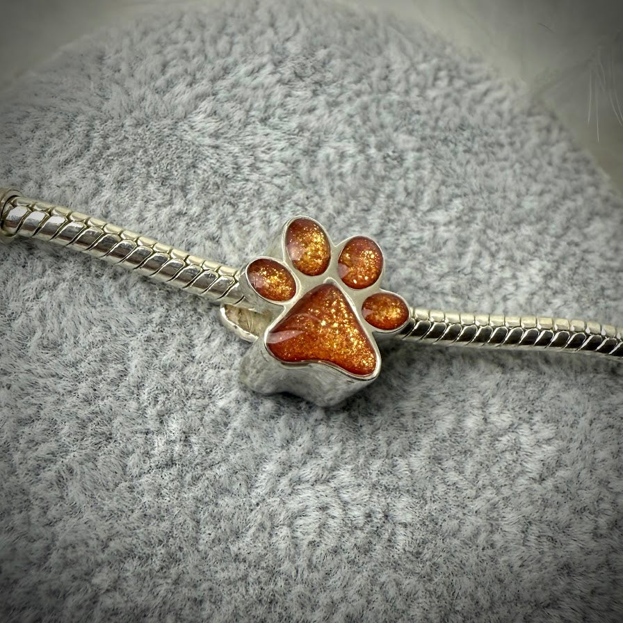 My Fur Baby Paw .925 Silver Bracelet Charm