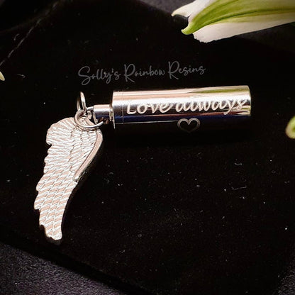 Self Filll winged Urn Keyring