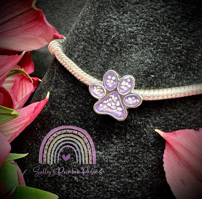 My Fur Baby Paw .925 Silver Bracelet Charm