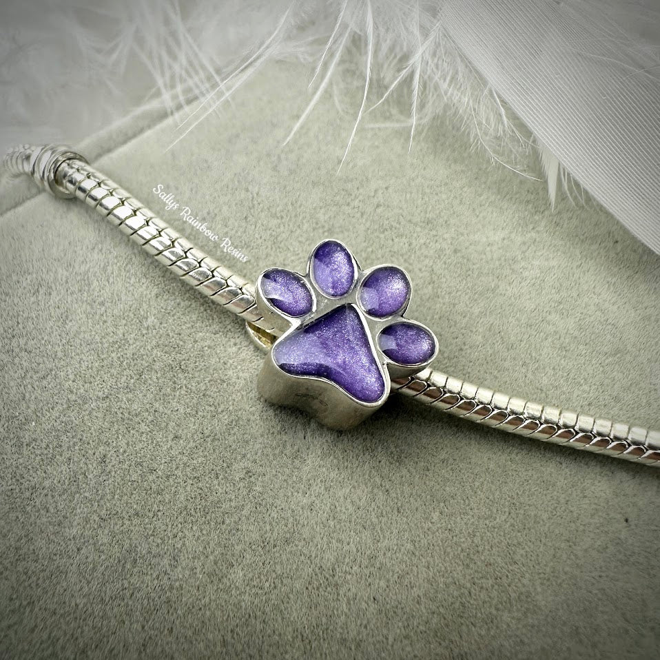 My Fur Baby Paw .925 Silver Bracelet Charm